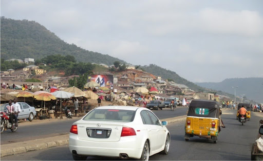 Billboard in Lokoja, Kogi State, Old Market Road, FTF Lokoja City by the Old Main Market
