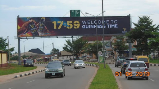 Gantry Billboard in Benin City, Airport Ring Road, FTF Airport