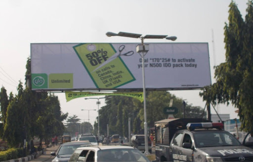 Gantry Billboard in Umuahia, Government House Road, FTT Aba Road