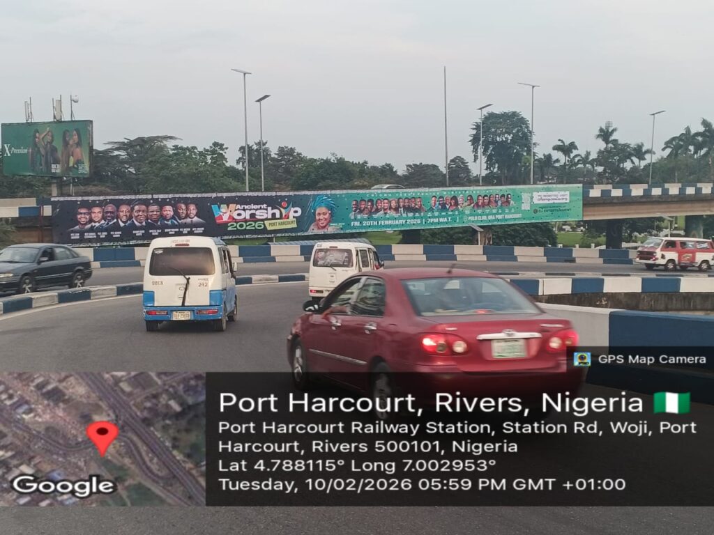 Bridge Panel Billboard Advertising at Isaac Boro Park, Aba Road, Port Harcourt, FTT Spar Mall