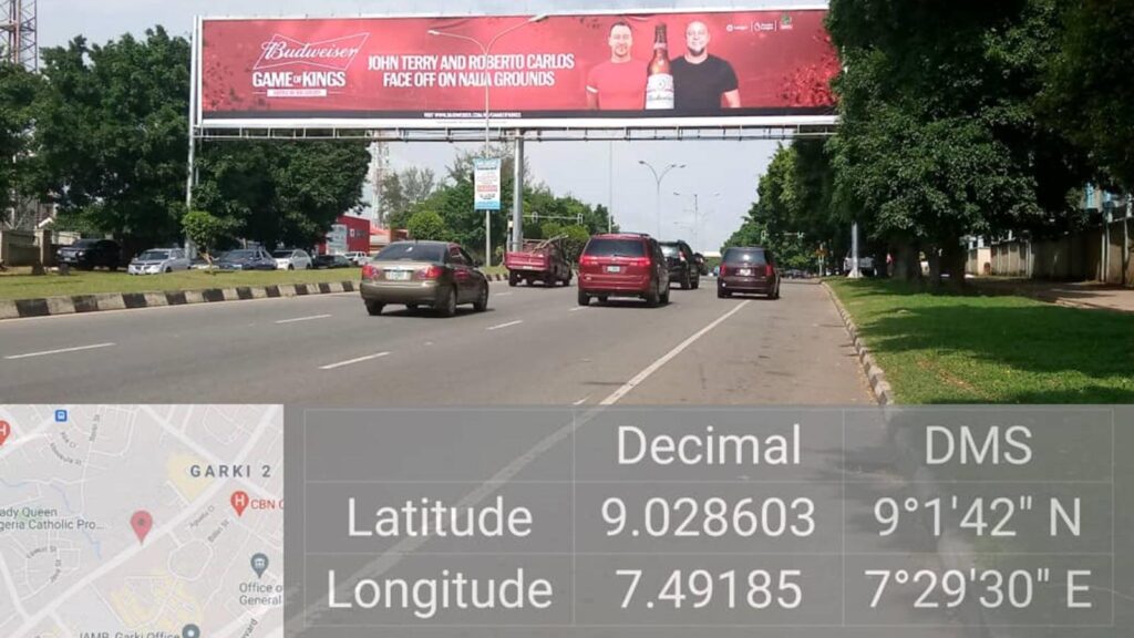 Gantry Billboard Advertising at Slot B, Ahmadu Bello Way, Central Area, Abuja