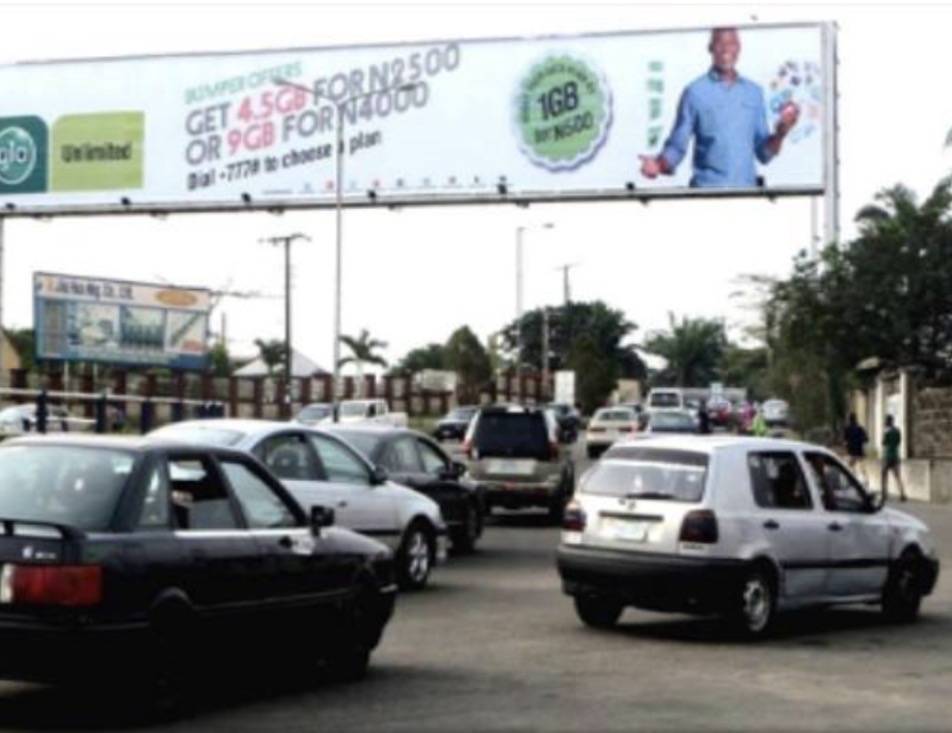 Billboard at Mary Slessor Roundabout, Calabar, Cross River State