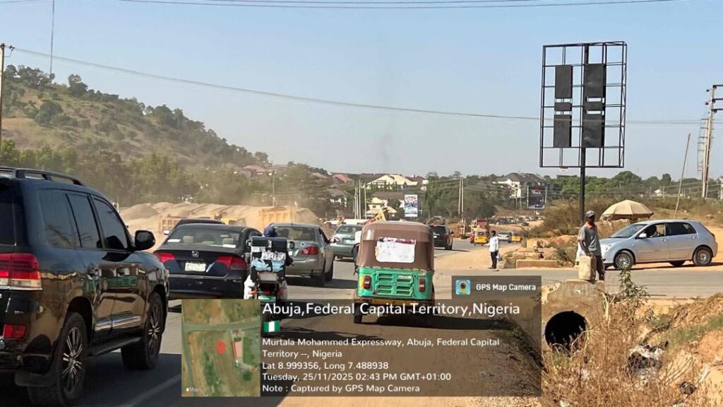 Portrait Billboard Advertising at NEPA/TCN Station, Apo Road, Abuja