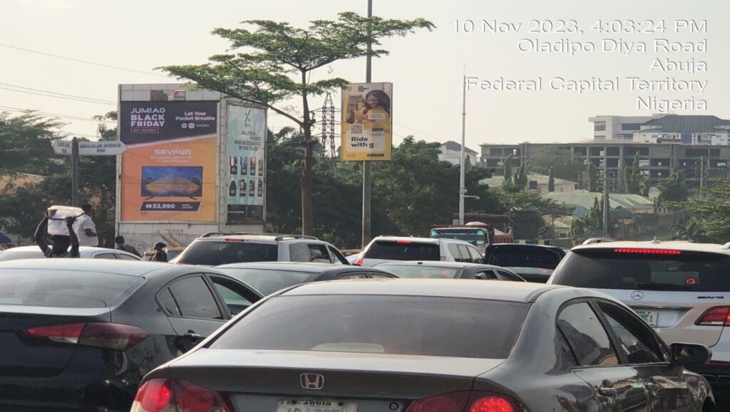 Portrait Billboard Advertising at NNPC, Abudulsalam Abubakar Way, Abuja, FTT Gudu