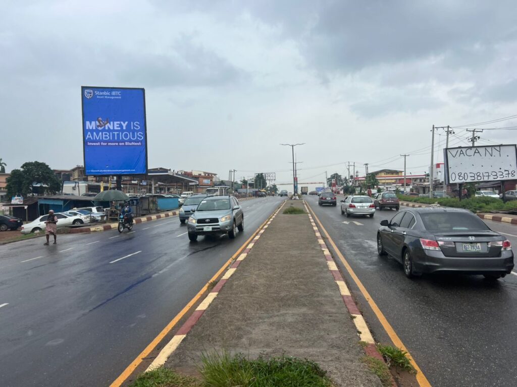 Portrait Billboard Advertising at Toll Gate, Challenge Road, Ibadan