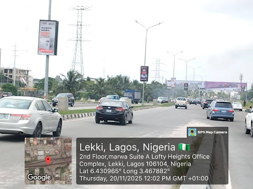 8 Units Billboard Before 2nd Roundabout, Marwa, Lagos