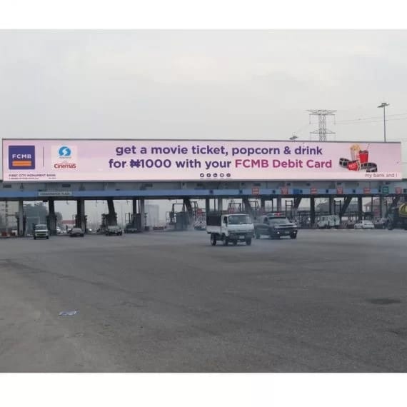 LED Billboard at Second Toll Gate (Conservation Plaza), Lekki–Ajah Expressway, Lagos