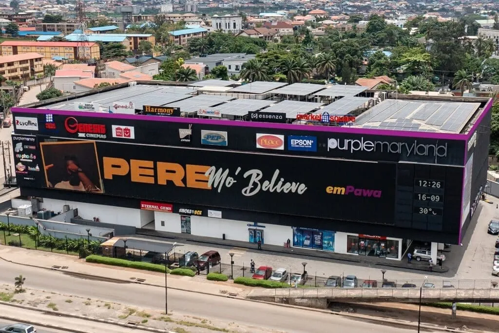 Maryland Mall LED Outdoor Billboard at Purple Mall, Maryland, Lagos