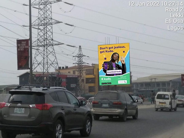 Portrait Static Billboard Along Lekki–Epe Expressway by Mega Chicken, Lagos