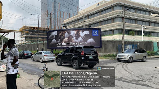 Billboard Advertising at Kofo Abayomi Citi Bank Head Office Victoria Island Lagos