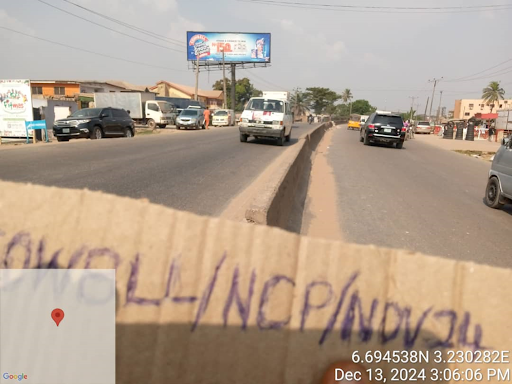 Billboard Advertising at Sango Idiroko Road Before Oju Ore Junction Canaan Land Ota