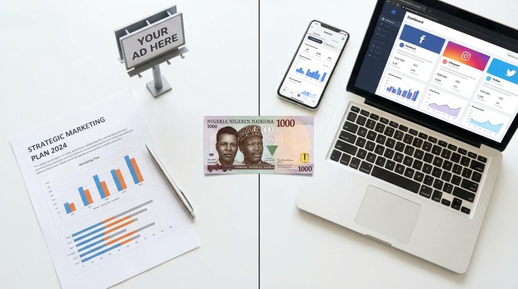 Billboard Advertising vs. Social Media Advertising in Nigeria Which One Should You Choose