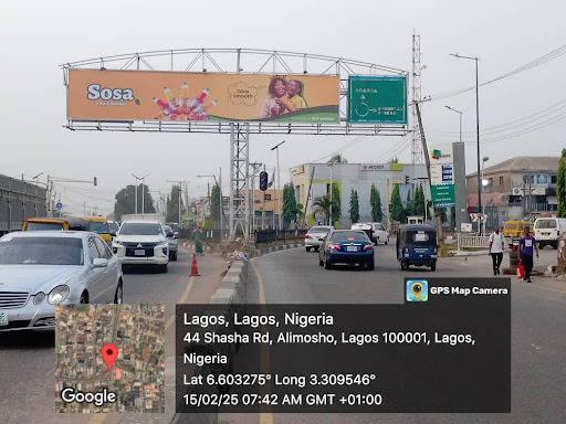Billboard Along Akowonjo FTT Dopemu, Egbeda, Lagos