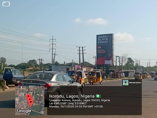 Billboard Along Odogunyan–Ikorodu Road by LASPOTECH 2nd Gate, Ikorodu, Lagos