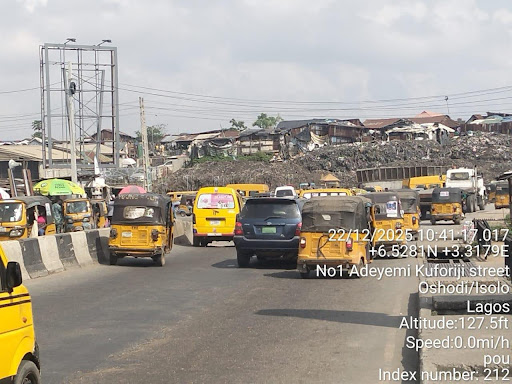 Billboard at F Ejigbo to Oke Afa Roundabout Going to Isolo, Okota–Oke Afa Axis, Lagos