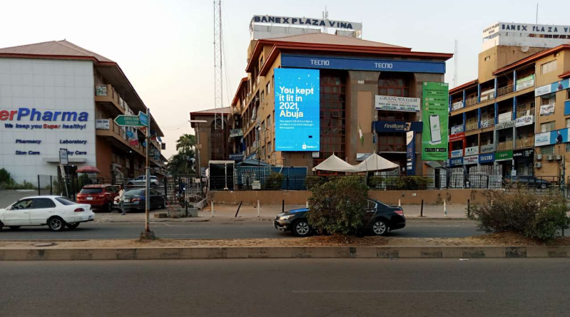 Digital Billboard at Banex Plaza, Abuja