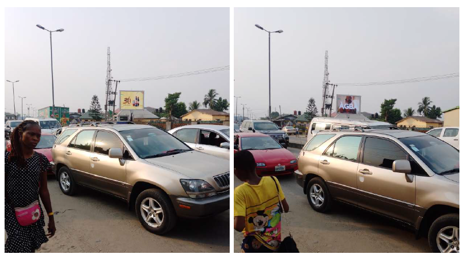 Digital LED Billboard at Ozuoba Police Station (Gucci), Port Harcourt