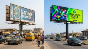 Digital vs static billboard