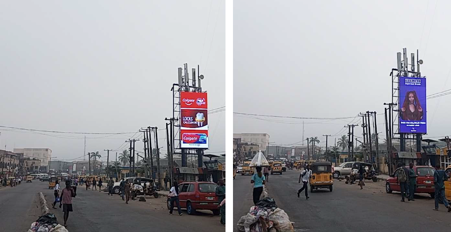 Digital Portrait LED Billboard at Versace, Ogba, Lagos
