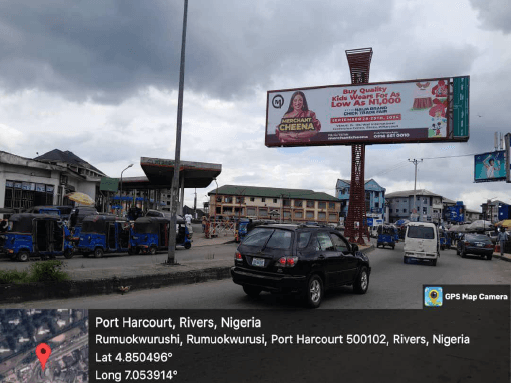 Eyecatcher Billboard Along Rumukurushi Junction Road (FTF Rumukurushi Flyover), Port Harcourt