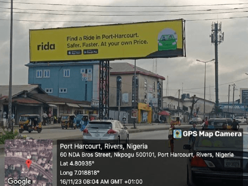 Gantry Billboard Along Trans-Amadi Layout After Nkpogu Roundabout (FTF Garrison), Port Harcourt