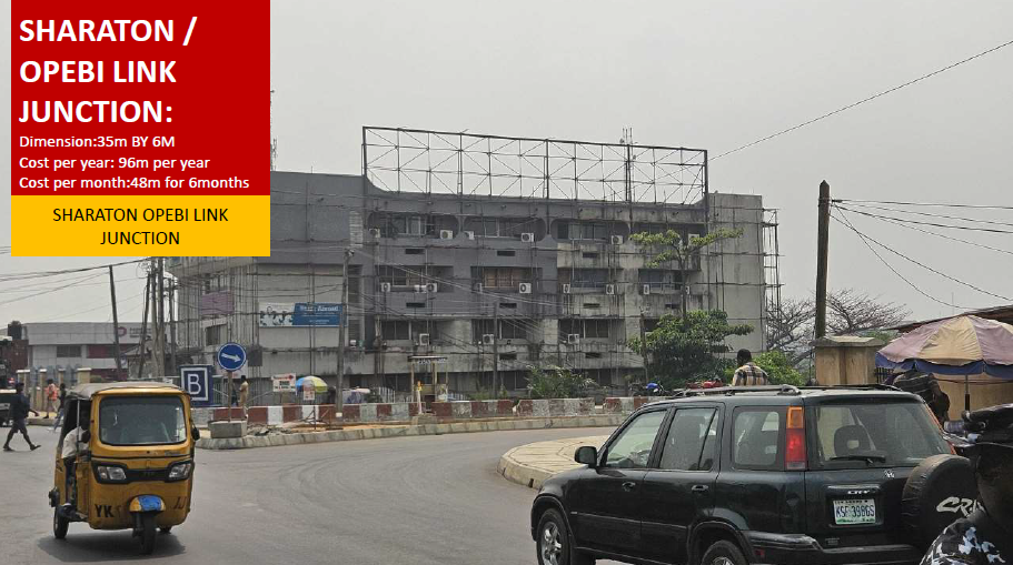Mega Billboard at Sheraton Opebi Link Junction, Ikeja, Lagos