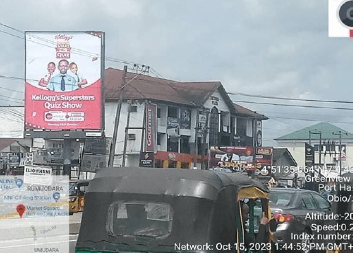 Portrait Billboard Along East–West Road by Rumudala Junction, Port Harcourt