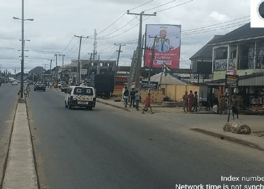 Portrait Billboard Along Ikwerre Road by Rumuapricom Cola Police Station, Port Harcourt