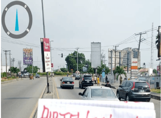 Portrait Billboard Along Trans Amadi Road by Mothercat Junction (FTF Slaughter Roundabout), Port Harcourt