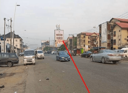 Portrait Billboard on Aggrey Road by Moscow Junction (FTF Town), Port Harcourt