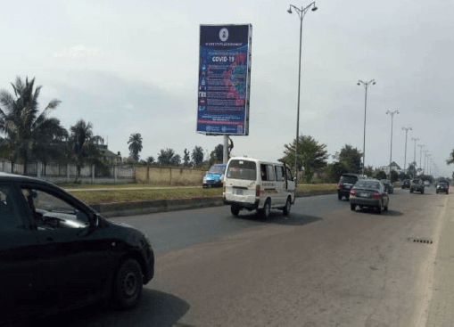 Portrait Billboard on Eliozu Road by Obi Wali Cultural Center, Port Harcourt