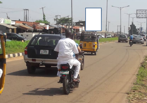 Portrait Unipole Billboard at Lagos Ogbomosho Road by Sawmill Garage Facing Geri Alimi, Ilorin