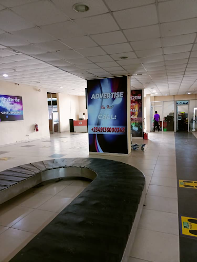 Static Pillar Wrap Billboard at Arrival Baggage Pick-up Hall, Ibadan Airport