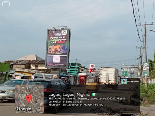 Billboard along Dopemu Road, Lagos (FTF Ikeja Along, Mangoro / FTT Dopemu, Akowonjo, Egbeda)