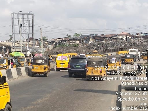 Billboard along Ejigbo Road by Oke Afa Roundabout, Isolo, Lagos