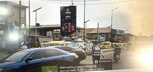 Billboard at Akowonjo Road, Egbeda Bus Stop, Facing Egbeda to Dopemu (Ikeja Axis), Lagos