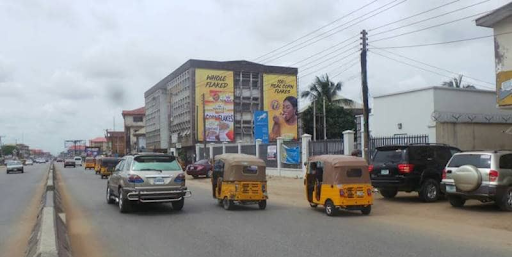 Billboard in Aba, Aba/Owerri Road by Union Bank Facing Osisioma Flyover