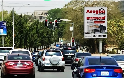 Billboard in Abuja, IBB Way by Zone 4 Bridge