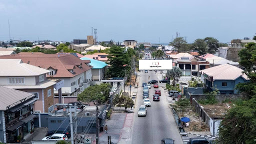 Billboard in Lagos, Admiralty Road Ebeano, Lekki (Fola Osibo / Adebayo Doherty Way Axis)