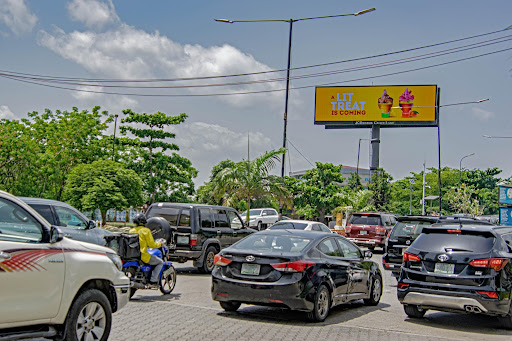 Billboard in Lagos, Falomo Bridge towards Akin Adesola, Ikoyi