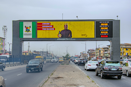 Billboard in Lagos, Ikorodu Road by Fadeyi towards Yaba, Surulere and Eko Bridge