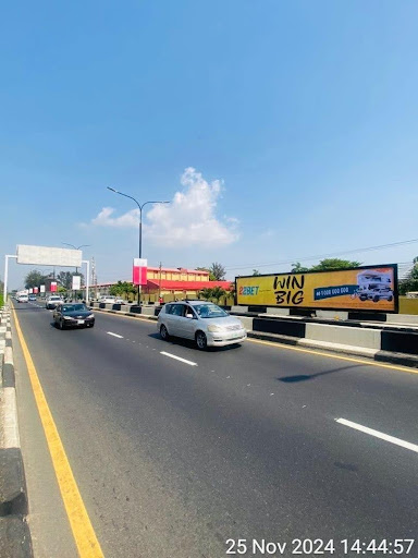 Billboard in Lagos, Ikoyi, Osborne Road by Dolphin Mosque before Dolphin Plaza