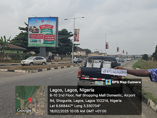 Billboard in Lagos, International Airport Beside Beesam Police Station (Facing MM2