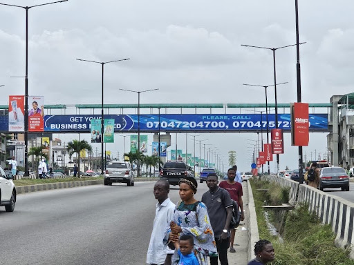 Billboard in Lagos, International Airport Road by Gates 7 & 8 (Facing Airport)