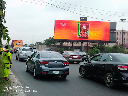 Billboard in Lagos, Lagos-Ibadan Expressway by Motorway, Facing Alapere and 7UP Bus Stop
