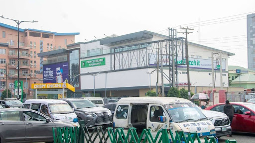 Billboard in Lagos, Lekki Admiralty by Ebeano Supermarket