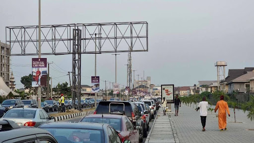 Billboard in Lagos, Lekki Admiralty by Filmhouse IMAX