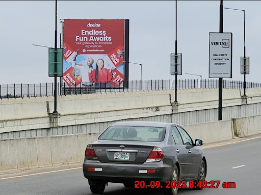 Billboard in Lagos, MMIA Airport Tollgate Plaza