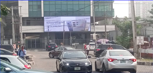 Billboard in Lagos, Saka Tinubu Way by Adeola Odeku, Victoria Island