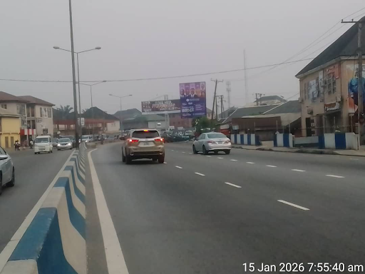 Billboard in Port Harcourt, Adageorge Road by Gateway Junction Facing Wike's House